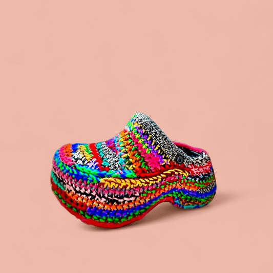Scrap Yarn Platform Clog